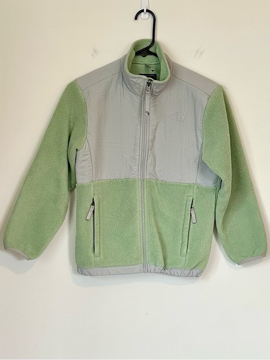 The North Face Other - The North Face Kids Light Green and Gray Denali Fleece Jacket - Girls Medium